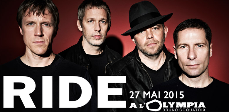 A gagner : 1 place pour le concert de Ride à l’Olympia le 27/05/2015 [concours terminé]