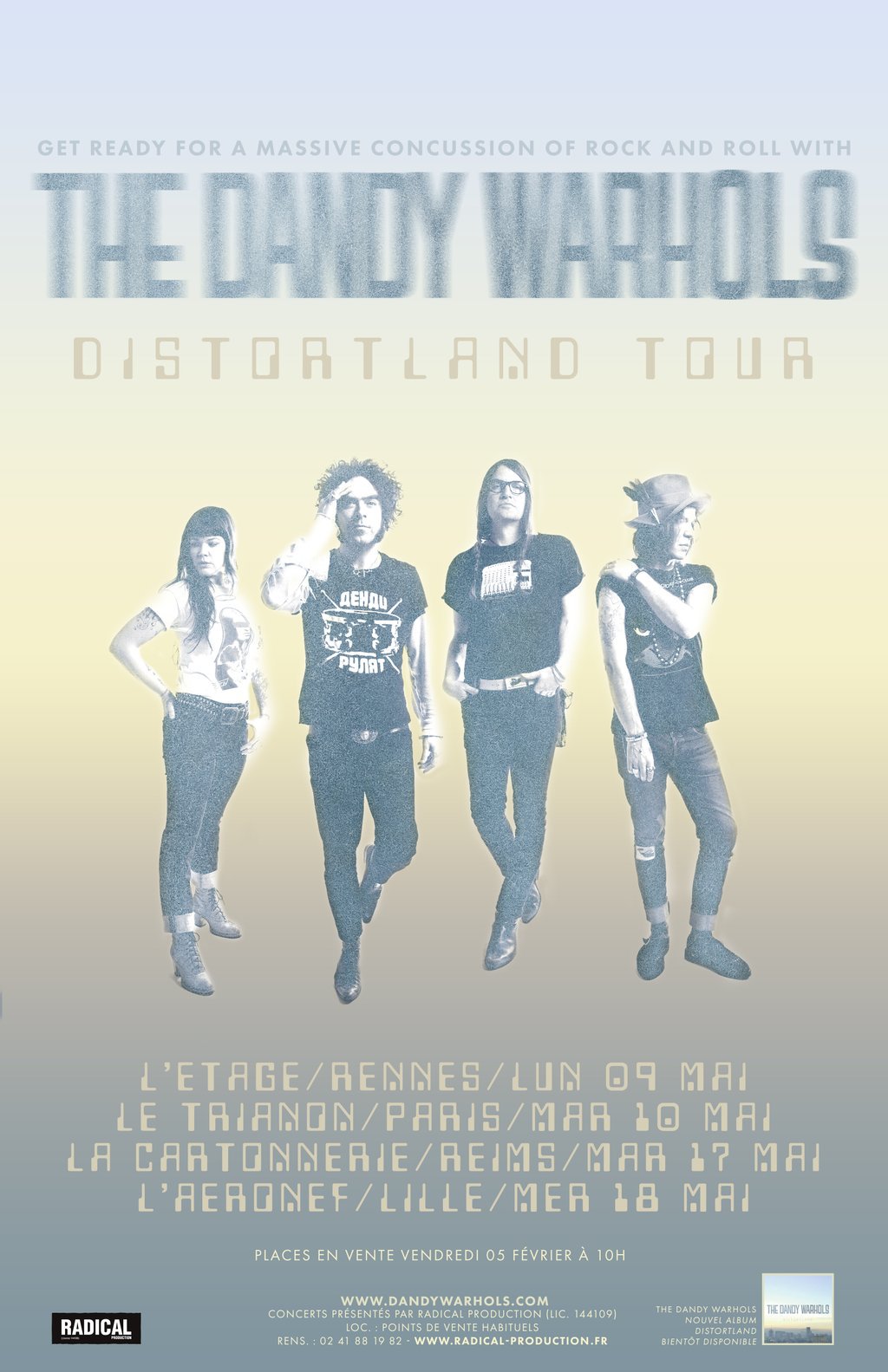 Dandy Warhols Tour 2016