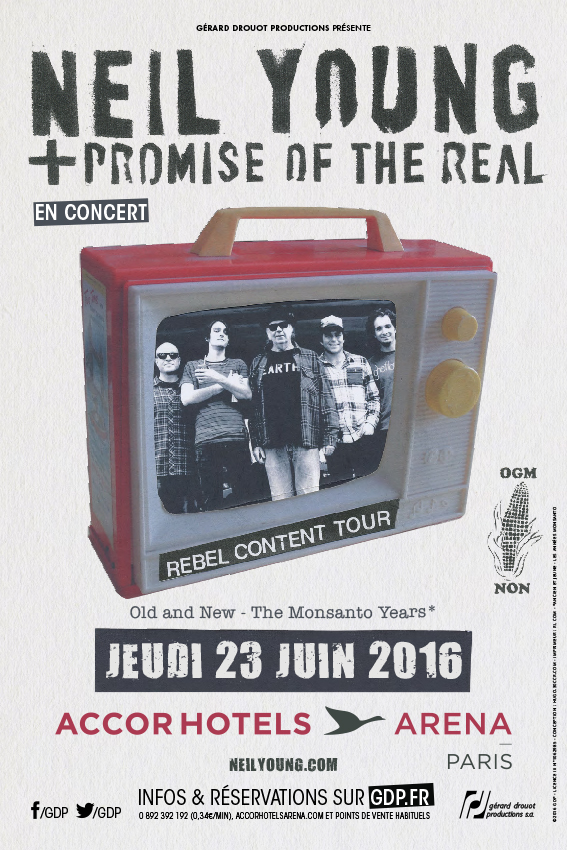 Live report : Neil Young à l’Accorhotel Arena (Paris) le 23 juin 2016