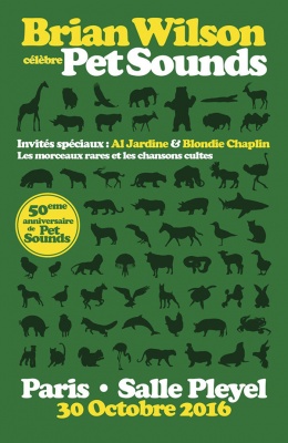 Brian Wilson Pet Sounds 50 ans - affiche