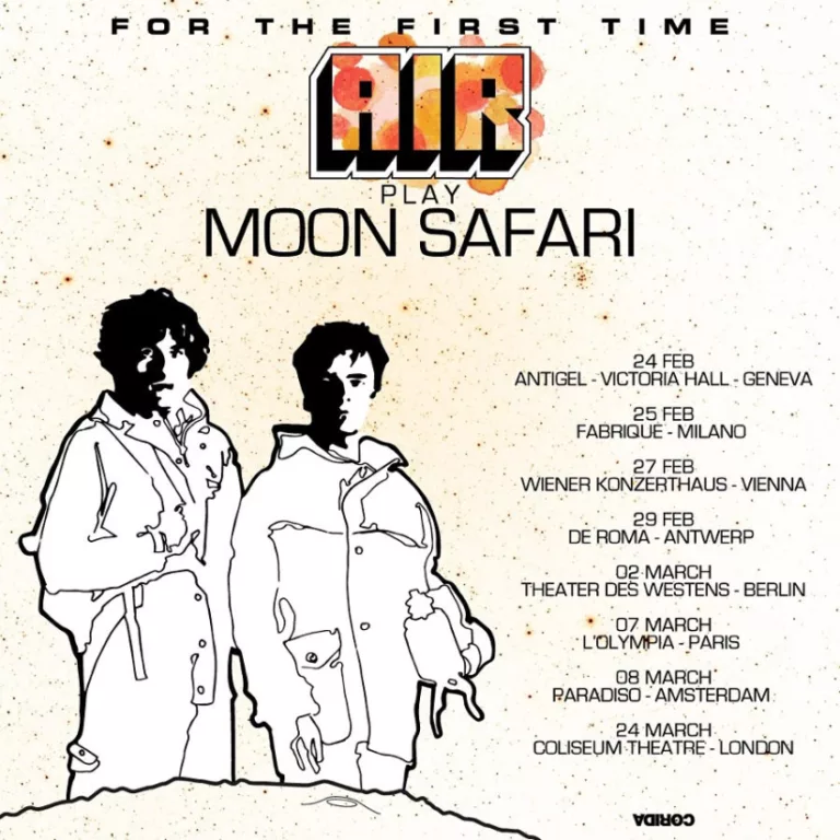 Air annonce une tournée pour jouer Moon Safari