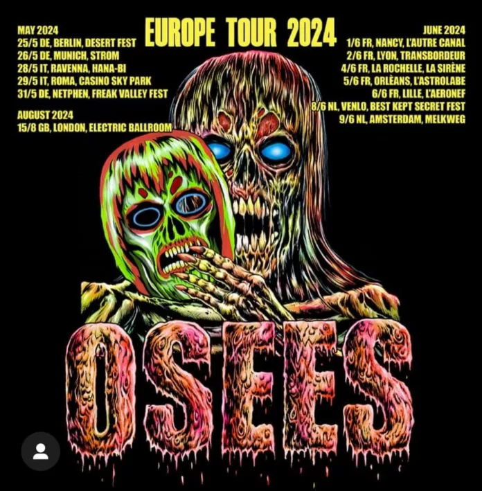 dates françaises pour Osees