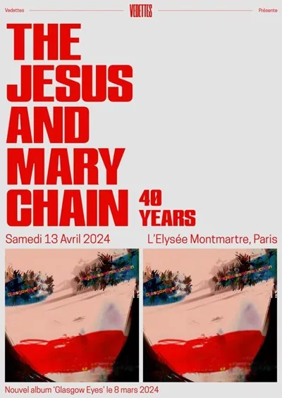 The Jesus and Mary Chain en concert en avril 2024 à Paris et Bruxelles