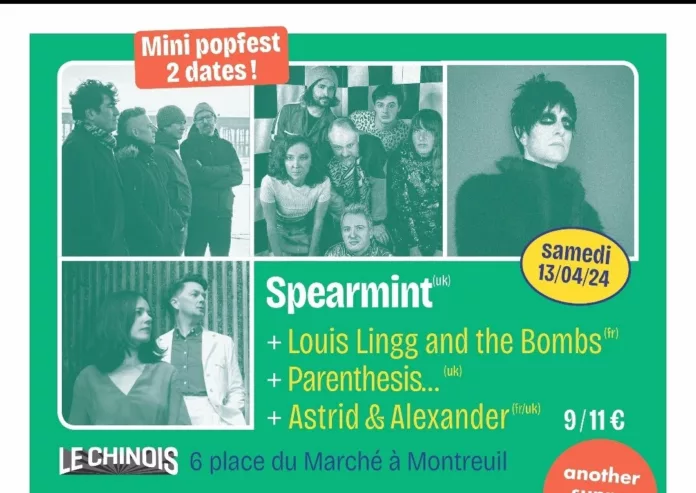Mini PopFest avec Spearmint Paris avril